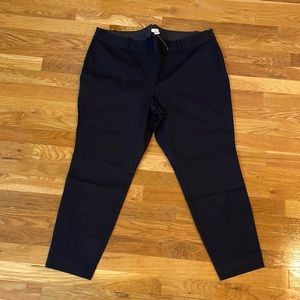 black jcrew pants